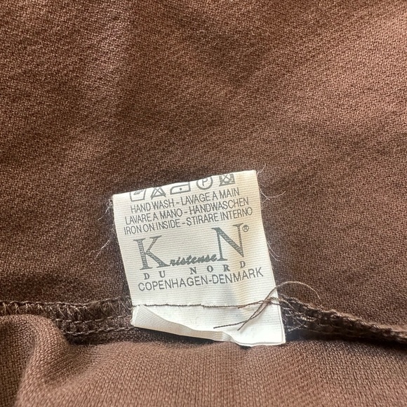 NWOT- Kristensen Du Nord chocolate brown SKIRT KDN size 2 US Size 6 - Picture 8 of 11